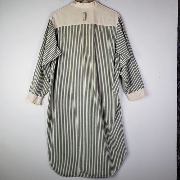 Acme Clothing Looney Tunes Stripe Nightgown Taz M Tasmanian Devil Embroidery PJs - Picture 9 of 10